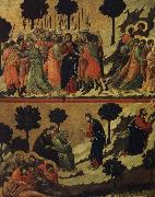 Duccio di Buoninsegna judaskyssen ocb bon pa oljeberget oil on canvas